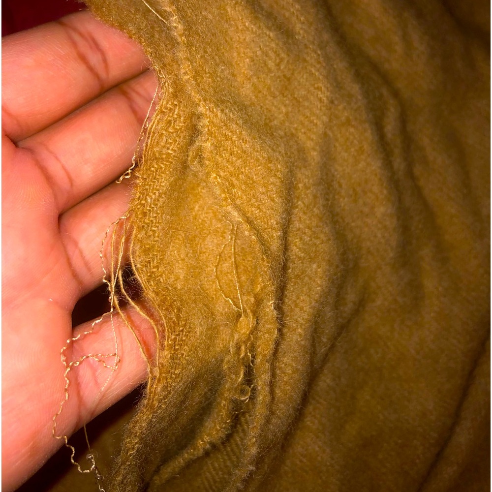 Holey Vintage Brooks Brothers Camel Hair Scarf